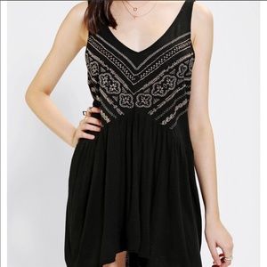 Open Back Embroidered Tunic